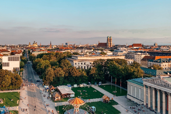 Aussicht auf die Stadt